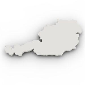 map, austria, borders