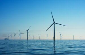 white electic windmill